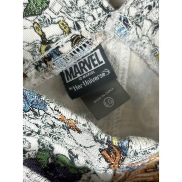 Marvel Her Universe Girls Overalls Size Large Iron Man Hulk Captain America - Picture 8 of 9